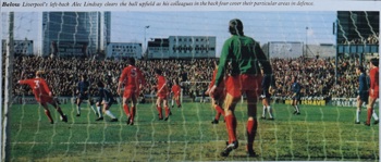 Lindsay clears - match image - 12 April 1971